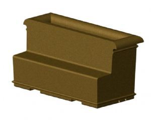 Aurora Series Planter Bench