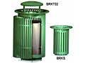 Metal Waste Receptacles