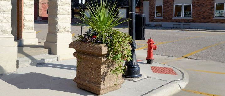 Concrete Square Planters