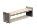 HB-72 Concrete Bench