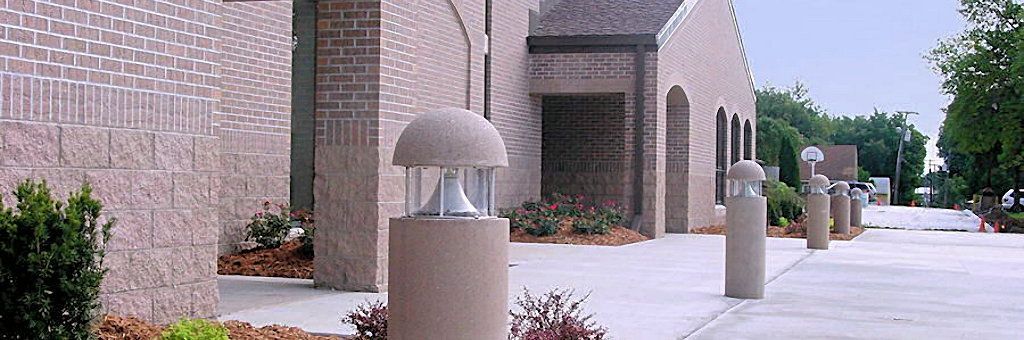 Lighted Bollards, St. Rose