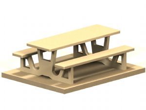 Rectangle RTOP-7 Table